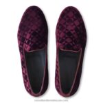 ⁦فستان بازيليكا سهل الارتداء 8840R579 أحمر رجال Russell And Bromley⁩ - الصورة ⁦3⁩