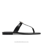 قرص لوريتا تقليم اصبع القدم ثونغ 8840R391 أسود نحيف Russell And Bromley