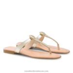 ⁦قرص لوريتا تقليم اصبع القدم ثونغ 8840R392 ذهب نحيف Russell And Bromley⁩ - الصورة ⁦2⁩