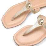 ⁦قرص لوريتا تقليم اصبع القدم ثونغ 8840R392 ذهب نحيف Russell And Bromley⁩ - الصورة ⁦4⁩