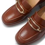 ⁦كتلة شكل منصة متعطل 8840R109 بني نحيف Russell And Bromley⁩ - الصورة ⁦4⁩