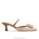 كعب هريرة جوهرة slingback 8840R116 حيادي نحيف Russell And Bromley