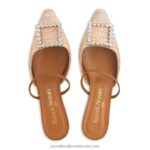⁦كعب هريرة جوهرة slingback 8840R116 حيادي نحيف Russell And Bromley⁩ - الصورة ⁦3⁩