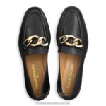 ⁦كليوباترا 3 حلقة متعطل 8840R200 أسود نحيف Russell And Bromley⁩ - الصورة ⁦3⁩