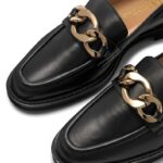 ⁦كليوباترا 3 حلقة متعطل 8840R200 أسود نحيف Russell And Bromley⁩ - الصورة ⁦4⁩