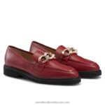 ⁦كليوباترا 3 حلقة متعطل 8840R201 أحمر نحيف Russell And Bromley⁩ - الصورة ⁦2⁩