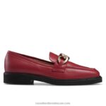 كليوباترا 3 حلقة متعطل 8840R201 أحمر نحيف Russell And Bromley