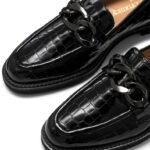 ⁦كليوباترا 3 حلقة متعطل 8840R202 أسود نحيف Russell And Bromley⁩ - الصورة ⁦4⁩
