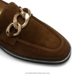 ⁦كليوباترا 3 حلقة متعطل 8840R206 بني نحيف Russell And Bromley⁩ - الصورة ⁦4⁩