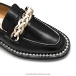 ⁦كليوباترا سلسلة متعطل 8840R224 أسود نحيف Russell And Bromley⁩ - الصورة ⁦4⁩
