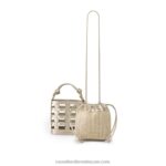 ⁦كيس دلو سلال نسج شبكي 8840R743 معدنيRussell And Bromley⁩ - الصورة ⁦3⁩
