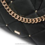 ⁦لحاف مرصع بالنجوم وحقيبة مسكة 8840R706 أسودRussell And Bromley⁩ - الصورة ⁦4⁩