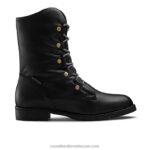 متجول محبوب من الصوف الصناعي 8840R259 أسود نحيف Russell And Bromley