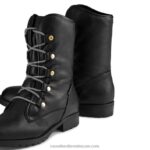 ⁦متجول محبوب من الصوف الصناعي 8840R259 أسود نحيف Russell And Bromley⁩ - الصورة ⁦3⁩