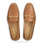 ⁦متعطل snaffle متعطل 8840R207 تان نحيف Russell And Bromley⁩ - الصورة ⁦3⁩
