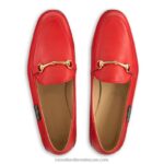 ⁦متعطل snaffle متعطل 8840R208 أحمر نحيف Russell And Bromley⁩ - الصورة ⁦3⁩