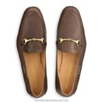 ⁦متعطل snaffle متعطل 8840R214 بني نحيف Russell And Bromley⁩ - الصورة ⁦3⁩