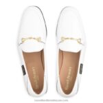 ⁦متعطل snaffle متعطل 8840R229 أبيض نحيف Russell And Bromley⁩ - الصورة ⁦3⁩
