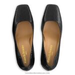 ⁦محكمة كعب مكعبات السكر 8840R128 أسود نحيف Russell And Bromley⁩ - الصورة ⁦3⁩
