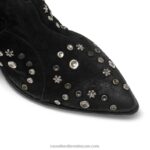 ⁦مرحبا الحذاء الغربي منمق 8840R309 أسود نحيف Russell And Bromley⁩ - الصورة ⁦4⁩