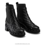 ⁦مسمار الالعاب النارية تشيلسي التمهيد 8840R322 أسود نحيف Russell And Bromley⁩ - الصورة ⁦2⁩