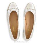 ⁦مضخة باليه boulevard2 8840R243 معدني نحيف Russell And Bromley⁩ - الصورة ⁦3⁩