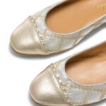 ⁦مضخة باليه boulevard2 8840R243 معدني نحيف Russell And Bromley⁩ - الصورة ⁦4⁩