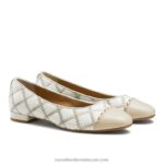 ⁦مضخة باليه boulevard2 8840R250 أبيض نحيف Russell And Bromley⁩ - الصورة ⁦2⁩