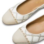⁦مضخة باليه boulevard2 8840R250 أبيض نحيف Russell And Bromley⁩ - الصورة ⁦4⁩
