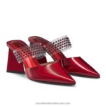 ⁦مضخة بغل الماس الرؤية 8840R159 أحمر نحيف Russell And Bromley⁩ - الصورة ⁦2⁩