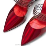 ⁦مضخة بغل الماس الرؤية 8840R159 أحمر نحيف Russell And Bromley⁩ - الصورة ⁦4⁩