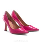 ⁦مضخة بكعب نقطة كاملة 8840R177 لون القرنفل نحيف Russell And Bromley⁩ - الصورة ⁦2⁩