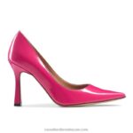 مضخة بكعب نقطة كاملة 8840R177 لون القرنفل نحيف Russell And Bromley