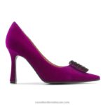 مضخة مرصعة بالجواهر 8840R155 أرجواني نحيف Russell And Bromley
