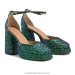 ⁦منصة المتطرفة لا تشوبه شائبة 8840R99 أخضر نحيف Russell And Bromley⁩ - الصورة ⁦2⁩