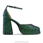 منصة المتطرفة لا تشوبه شائبة 8840R99 أخضر نحيف Russell And Bromley