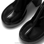 ⁦منصة فيفيان التمهيد الركبة عالية 8840R368 أسود نحيف Russell And Bromley⁩ - الصورة ⁦4⁩