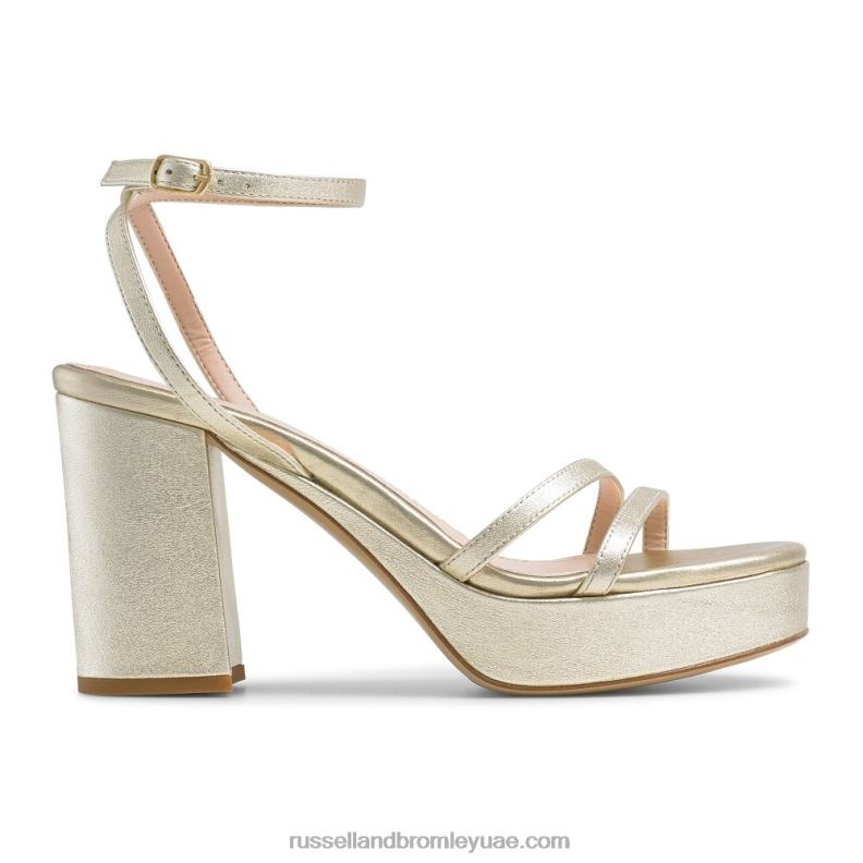 d985d986d8b5d8a9_strappy_8840r152_d985d8b9d8afd986d98a_d986d8add98ad981_russell_and_bromley.jpg منصة Strappy 8840R152 معدني نحيف Russell And Bromley - الصورة 1