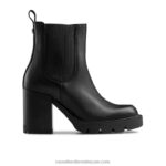 منع الحذاء تشيلسي مشدود 8840R300 أسود نحيف Russell And Bromley
