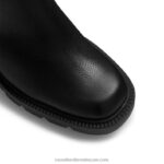 ⁦منع الحذاء تشيلسي مشدود 8840R300 أسود نحيف Russell And Bromley⁩ - الصورة ⁦3⁩