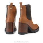 ⁦منع الحذاء تشيلسي مشدود 8840R318 بني نحيف Russell And Bromley⁩ - الصورة ⁦3⁩