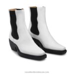 ⁦ناشفيل ويسترن تشيلسي التمهيد 8840R308 أبيض نحيف Russell And Bromley⁩ - الصورة ⁦2⁩