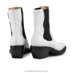 ⁦ناشفيل ويسترن تشيلسي التمهيد 8840R308 أبيض نحيف Russell And Bromley⁩ - الصورة ⁦4⁩