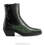 ناشفيل ويسترن تشيلسي التمهيد 8840R332 أخضر نحيف Russell And Bromley