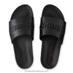⁦نسج الشرائح المنسوجة التفاصيل المنزلق 8840R503 أسود رجال Russell And Bromley⁩ - الصورة ⁦3⁩