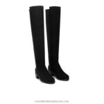 ⁦نصف الحذاء الكامل الركبة عالية 8840R340 أسود نحيف Russell And Bromley⁩ - الصورة ⁦2⁩