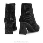 ⁦وأشار التمهيد حجر الراين روكسي 8840R324 أسود نحيف Russell And Bromley⁩ - الصورة ⁦3⁩