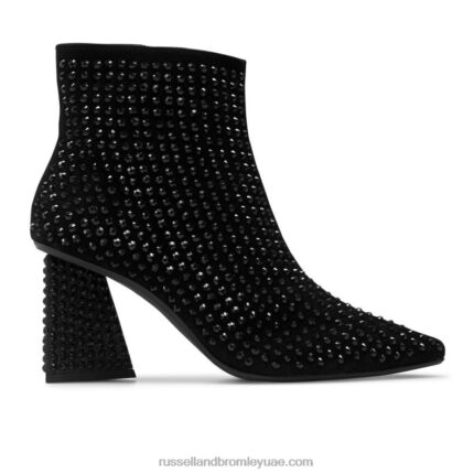 وأشار التمهيد حجر الراين روكسي 8840R324 أسود نحيف Russell And Bromley