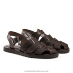 ⁦fab Fisher التوى قماش صياد 8840R520 بني رجال Russell And Bromley⁩ - الصورة ⁦2⁩