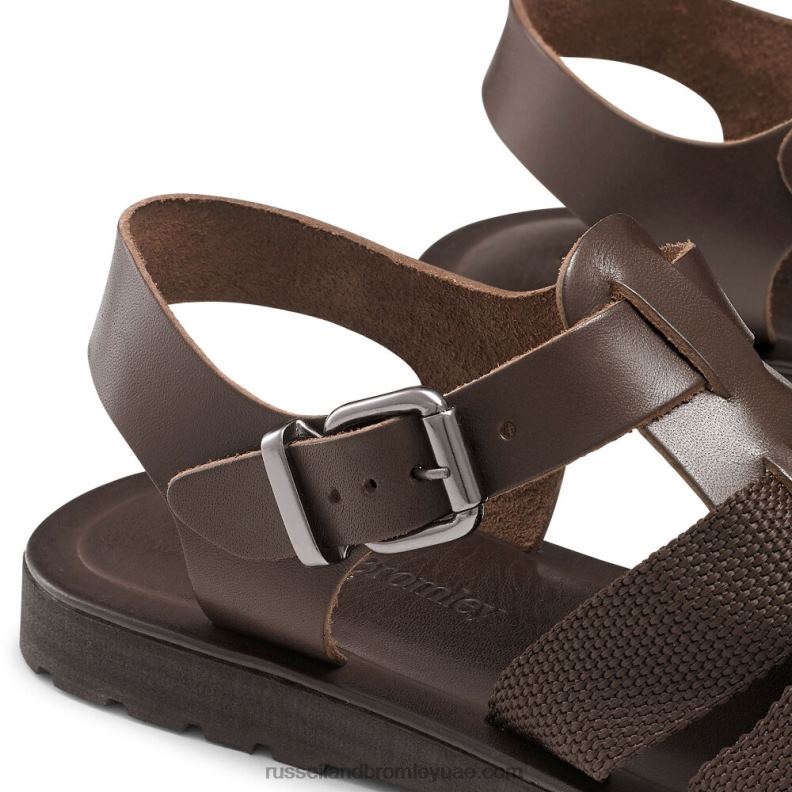 ⁦fab Fisher التوى قماش صياد 8840R520 بني رجال Russell And Bromley⁩ - الصورة ⁦4⁩